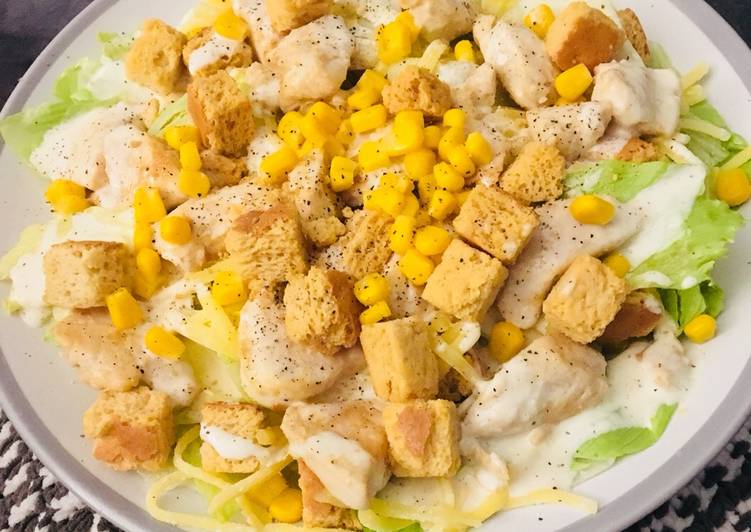 Recipe of Quick Chicken cesar salad