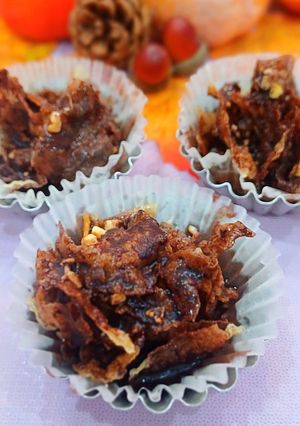 Hình của món Bánh tráng chiên phủ chocolate.