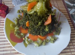 Una foto de Arbolito de brócoli o ensalada