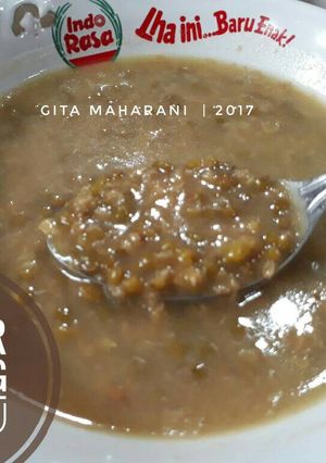Foto resep Bubur Kacang Hijau Kental