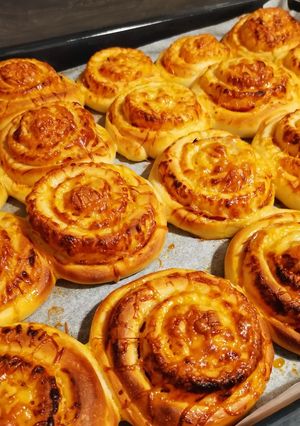 Pizzás csiga recept fotója