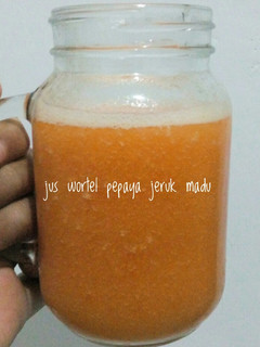 Foto resep Jus Wortel Pepaya Jeruk Madu