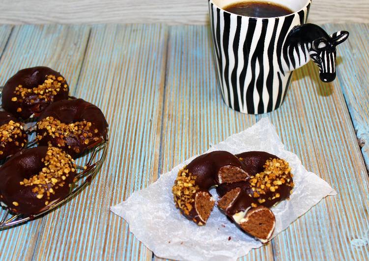 Mini Donas Cebra con almendra