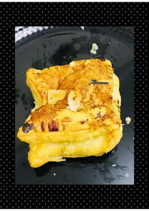A picture of Air fryer baked puff pastry.