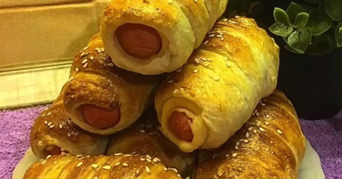 Сосиски В Тесте С Сыром Фото