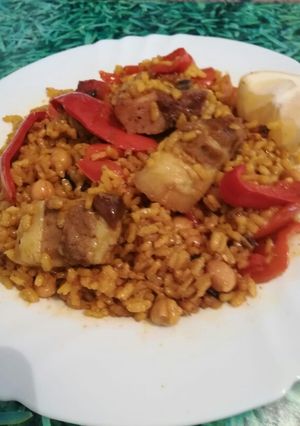 Foto principal de Arroz con costillas y garbanzos