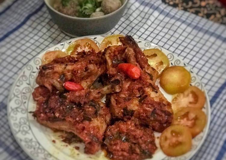 Ayam panggang rica rica🌶