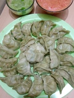 ग्रीन वेज मोमोस (Green veg momos recipe in Hindi) रेसिपी मुख्य फोटो