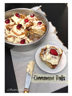 Foto resep Cinnamon Rolls (Dengan Glazing Cream Cheese)