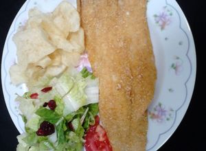 Una foto de Pescado Horneado a la Parmesana