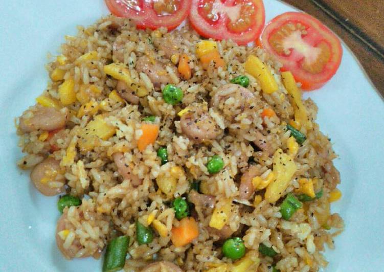 Langkah Mudah untuk Membuat Nasi goreng rasa resto 😄 Anti Gagal