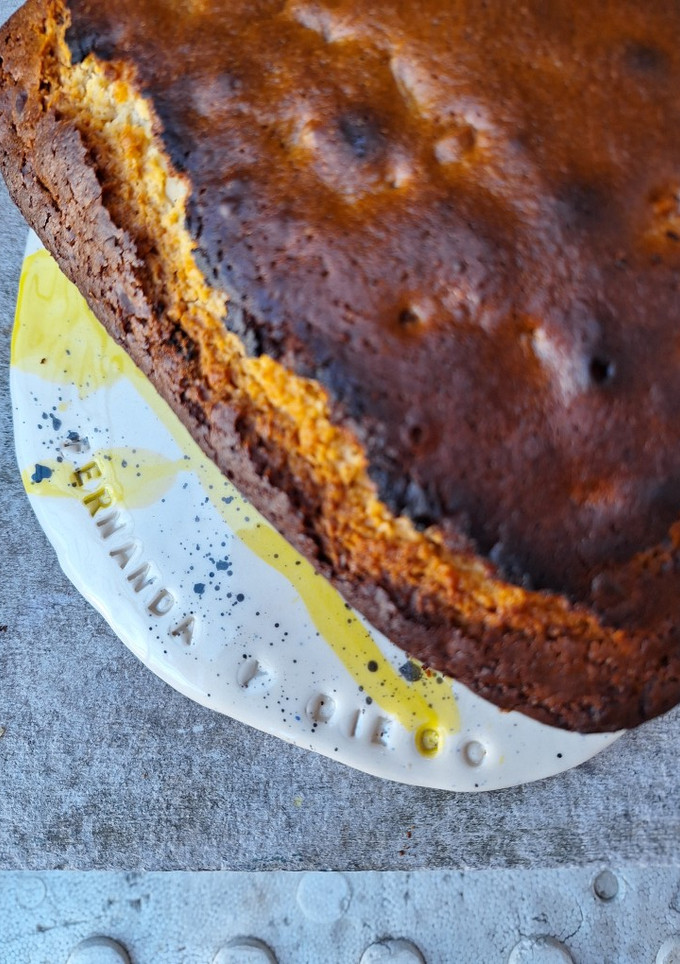 Una foto de Budín con pasas y frutos secos