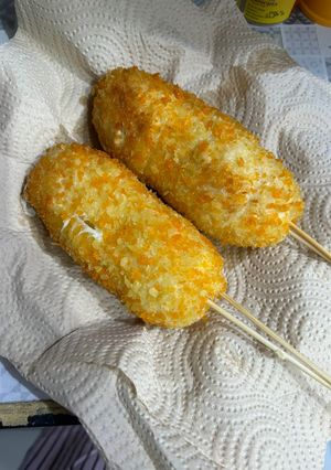 Foto resep Corndog full mozarella