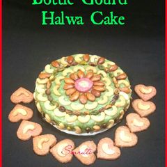 Bottle Gourd Halwa Cake A picture of Bottle Gourd Halwa Cake.