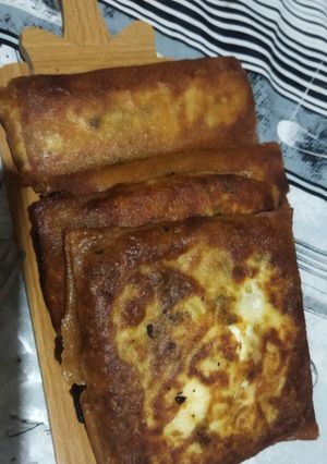 صورة لوصفة بريك بالبطاطا وصدر الدجاج 🤤