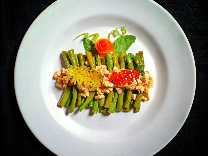 Langkah Mudah untuk Membikin Resep Tumis Kacang Panjang Tahu (Sauteed Long Beans Tofu) yang Bisa Manjain Lidah Anti Ribet, Bikin Ngiler