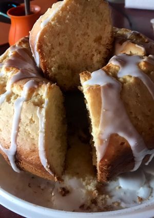 Una foto de Budín de limón con aceite