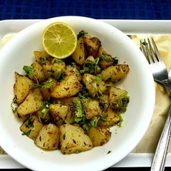 A picture of Farali Jeera Aloo.