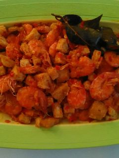 Foto resep Balado udang + tahu
