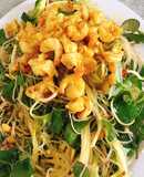 Gỏi rong sụn tôm rau