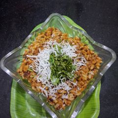 Besan Bhat (Besan Rice) A picture of Besan Bhat (Besan Rice).