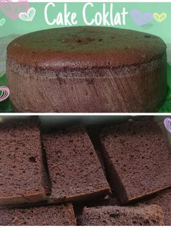 Foto resep Cake coklat lembut Takaran sendok😍
