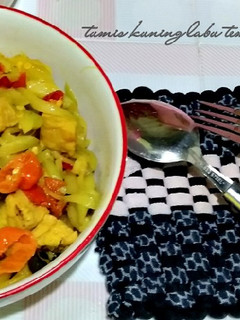 Foto resep Tumis kuning labu tempe
