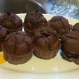 Magdalenas de frambuesa y chocolate