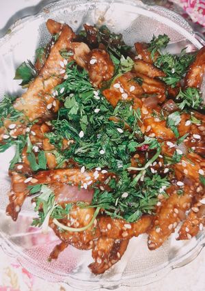 A picture of Honey Chili Potato.