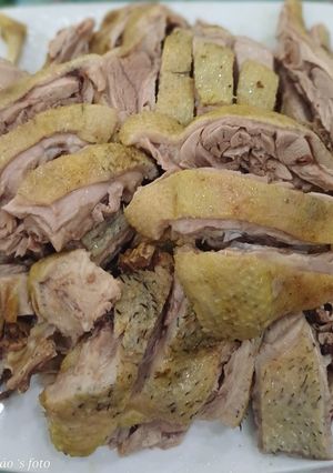 Hình của món Vịt luộc.