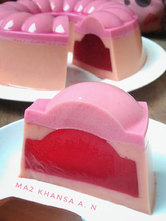 Foto resep Puding Susu Buah Naga