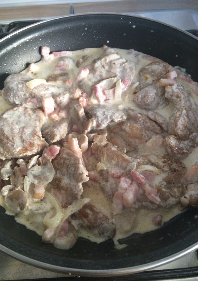Una foto de Solomillo Carbonara