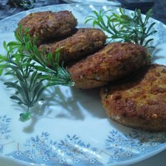 A picture of Shami kabab.
