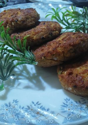 A picture of Shami kabab.