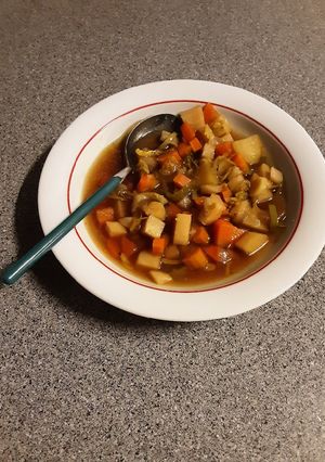 Einfache Gemüsesuppe Rezepthauptbild