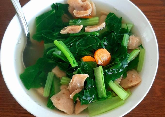 Resep Sayur Sawi Hijau Bakso Oleh Farah Cookpad