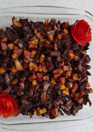 عکسی از دستور خوراک قارچ