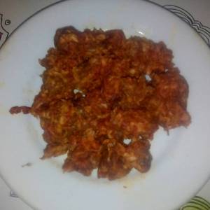 Chorizo fresco para macarrones empanadas o frito o la brasa (adobo refrito )