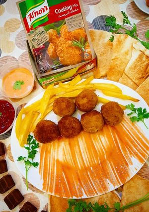 A picture of Potato cheese balls.