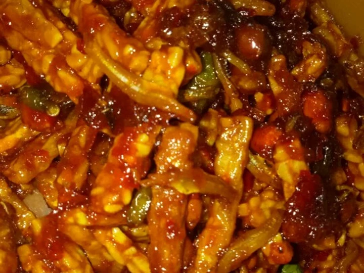 Langkah Gampang Membikin Resep Tempe kering pedas manis yang Lezat Anti Ribet, Menggugah Selera