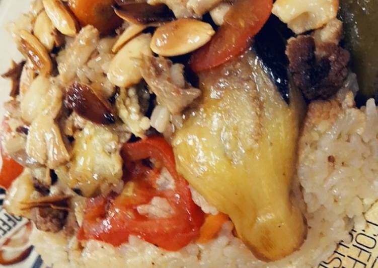 مقلوبة الخضار اللذيذة 😋