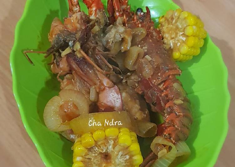 Langkah Mudah untuk Menyiapkan Lobster udang asam manis Anti Gagal