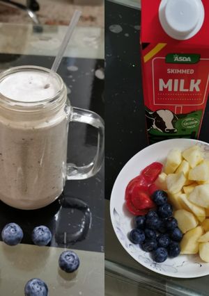 Foto resep Jus blubery, apel, tomat, susu by indah
