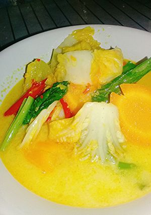 Foto resep Lodeh Sawi Campur