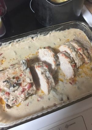 A picture of Mushroom & Rotel pork loin.