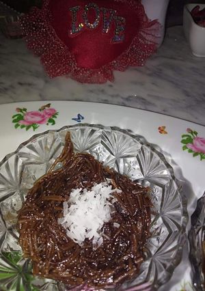 صورة لوصفة حلا الشعيرية(من اختراعي 😁)