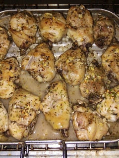 Una foto de Pollo al limón y al whisky