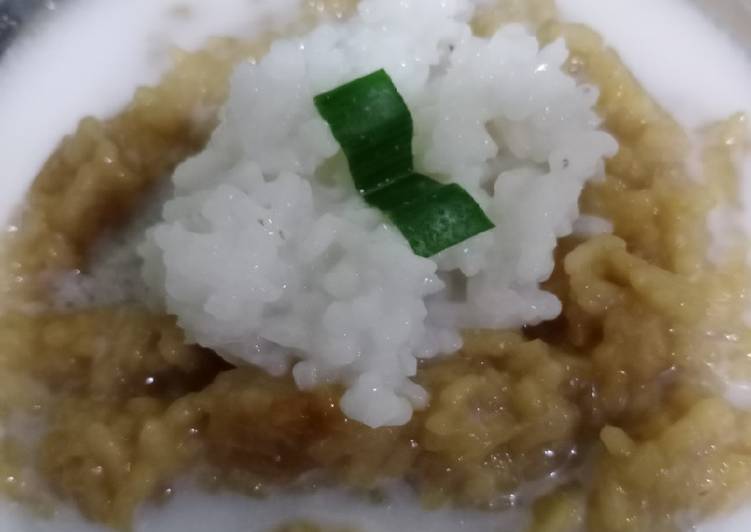 Bubur nasi merah putih