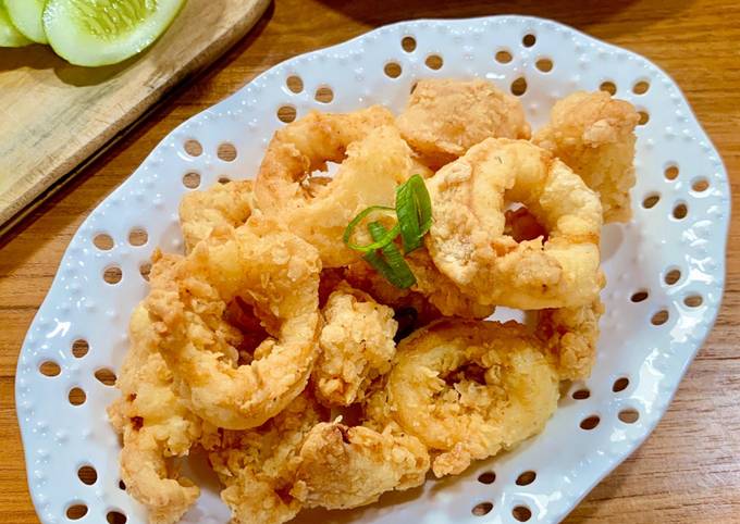 Resep Cumi Goreng Tepung Crispy oleh benika's delight - Cookpad