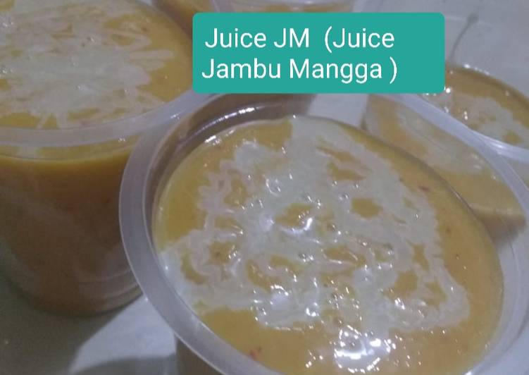 Resep Juice JM (Juice Jambu Mangga), Bisa Manjain Lidah